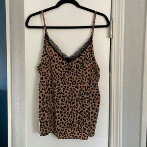 Leopard camisole